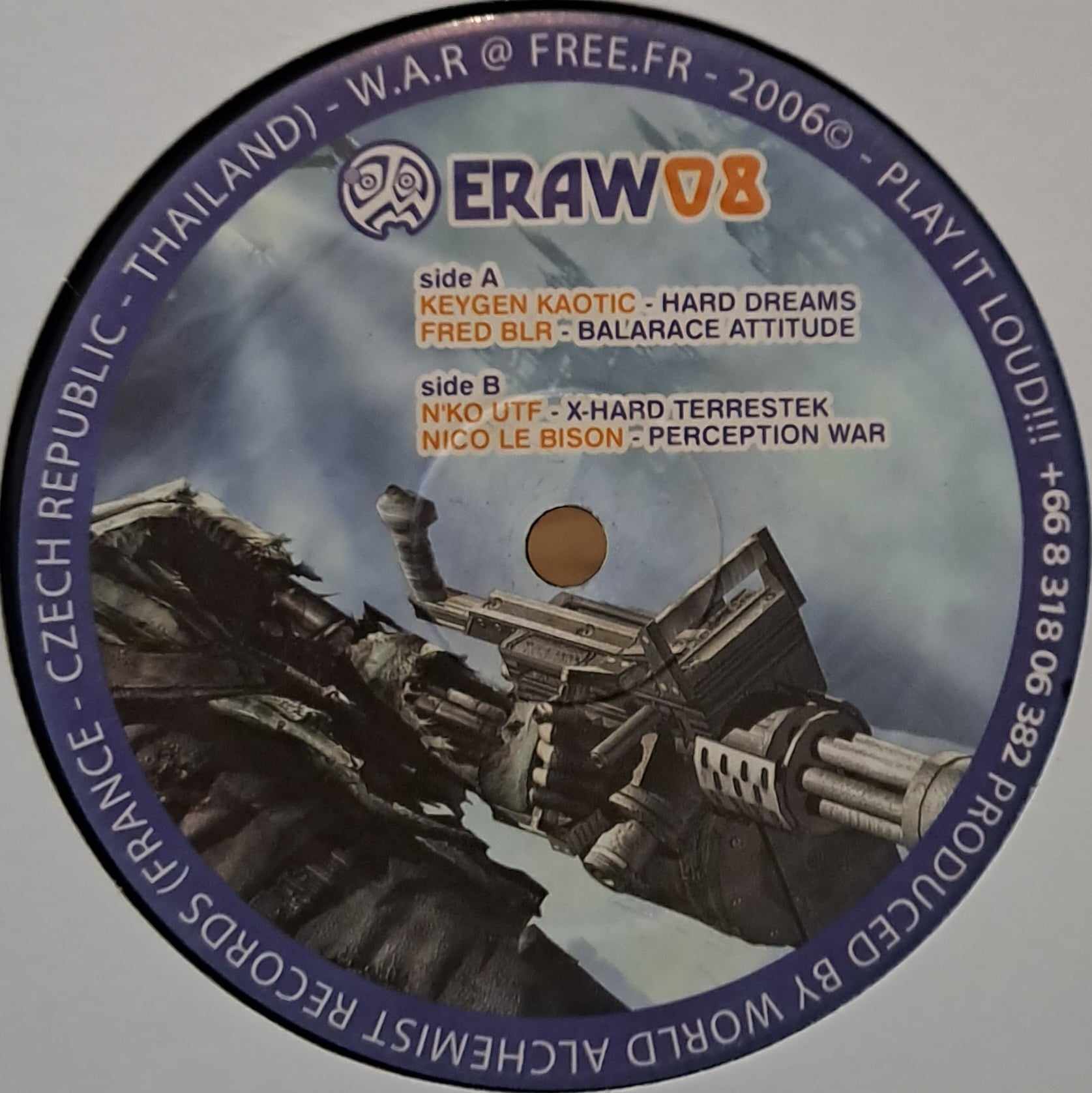E-Raw 008 - vinyle freetekno